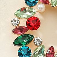 Nihaojewelry Fashion Bow Metal Diamond Decor Earrings Wholesale Jewelry main image 5