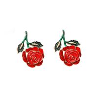 Nihaojewelry Mode Boucles D&#39;oreilles Roses Multicolores Bijoux En Gros main image 6