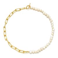 Großhandel Schmuck Mode Perle Perle Kupfer Halskette main image 5