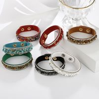 Wholesale Jewelry Retro Multicolor Crushed Stone Inlaid Diamond Bracelet Nihaojewelry main image 1