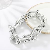 Wholesale Jewelry Fashion U-shaped Stitching Chain Bracelet Nihaojewelry main image 4