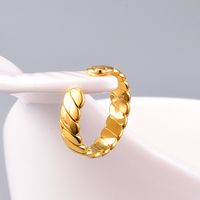 Wholesale Jewelry Titanium Steel Open Twist Ring Nihaojewelry main image 4