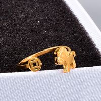 Wholesale Jewelry Titanium Steel Pony Ring Nihaojewelry main image 6