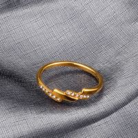 Wholesale Jewelry Irregular Trapezoidal Titanium Steel Ring Nihaojewelry main image 3
