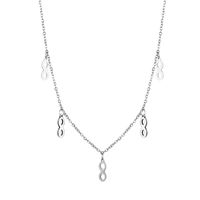 Wholesale Jewelry Retro 8 Shape Tassel Stainless Steel Necklace Nihaojewelry main image 6