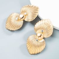 Nihaojewelry Mode Créative Boucles D&#39;oreilles En Alliage En Forme De Coquille Bijoux En Gros main image 4