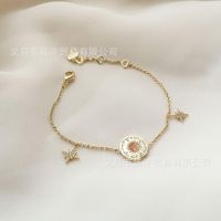 الجملة مجوهرات بسيطة التارو جولة علامة التيتانيوم الصلب سوار Nihaojewelry sku image 2