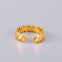 Wholesale Jewelry Titanium Steel Open Twist Ring Nihaojewelry sku image 1