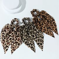 Nihaojewelry Wholesale Jewelry Retro Leopard Print Banding Hair Scrunchies main image 3
