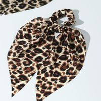 Nihaojewelry Wholesale Jewelry Retro Leopard Print Banding Hair Scrunchies main image 6