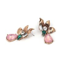 Nihaojewelry Wholesale Jewelry New Alloy Colorful Diamond Flower-shaped Earrings main image 5