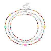 Nihaojewelry Wholesale Jewelry Bohemian Colored Beads Soft Ceramic Fruit Pearl Multi-layer Clavicle Chain sku image 4