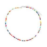 Nihaojewelry Wholesale Jewelry Bohemian Colored Beads Soft Ceramic Fruit Pearl Multi-layer Clavicle Chain sku image 1