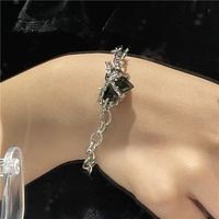 Wholesale Jewelry Thorny Heart Necklace Bracelet Set Nihaojewelry main image 4