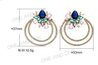 Nihaojewelry Wholesale Jewelry Simple Geometric C-shaped Pearl Copper Zircon Stud Earrings main image 3