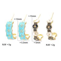 Nihaojewelry Korean Style Small Daisy Flower Earrings Wholesale Jewelry main image 6
