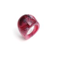 Nihaojewelry Wholesale Jewelry Simple Retro Acrylic Thick Ring 2-piece Set main image 6