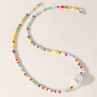 Großhandel Schmuck Farbe Reisperle Perlenanhänger Halskette Nihaojewelry main image 3