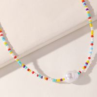 Großhandel Schmuck Farbe Reisperle Perlenanhänger Halskette Nihaojewelry main image 4