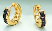 Nihaojewelry Boucles D&#39;oreilles En Zircon Carré Incrusté Géométrique Simple Bijoux En Gros sku image 2