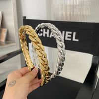 Nihaojewelry Korean Style Hollow Thin Side Alloy Chain Headband Wholesale Jewelry main image 1