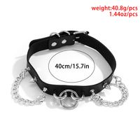 Wholesale Jewelry Fashion Black Silver Chain Tassel Necklace Nihaojewelry main image 5
