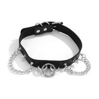 Wholesale Jewelry Fashion Black Silver Chain Tassel Necklace Nihaojewelry main image 6