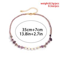 Wholesale Jewelry Bohemian Style Ethnic Retro Rice Bead Hand-woven Letter Necklace Nihaojewelry main image 5