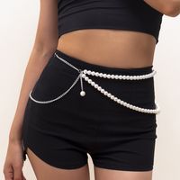 Wholesale Jewelry Fashion Sexy Multi-layer Imitation Pearl Body Chain Nihaojewelry main image 5