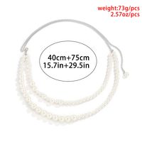 Großhandel Schmuck Mode Sexy Mehr Schicht Ige Imitation Perle Körper Kette Nihao Schmuck main image 3