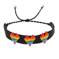 Nihaojewelry Wholesale Jewelry Bohemian Ethnic Style Miyuki Beads Color Woven Bracelet main image 3