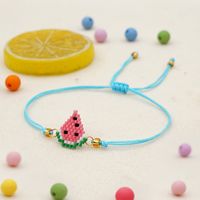 Nihaojewelry Großhandel Schmuck Einfache Meeresschildkröte Miyuki Perlen Handgewebte Wassermelone Kinderarmband main image 3