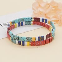 Nihaojewelry Wholesale Jewelry Bohemian Multi-layered Woven Colorful Paint Beaded Bracelet main image 3