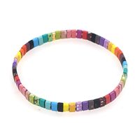 Nihaojewelry Wholesale Jewelry Bohemian Multi-layered Woven Colorful Paint Beaded Bracelet main image 2