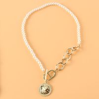 Wholesale Jewelry Round Pendant Pearl Necklace Nihaojewelry main image 4