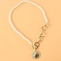 Wholesale Jewelry Round Pendant Pearl Necklace Nihaojewelry main image 5