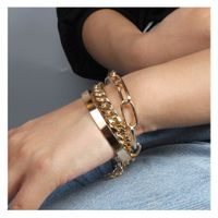 Wholesale Jewelry Simple Geometric Chain Alloy Bracelet Nihaojewelry main image 3