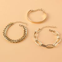 Wholesale Jewelry Simple Geometric Chain Alloy Bracelet Nihaojewelry main image 4