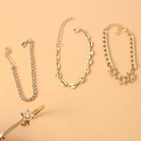 Nihaojewelry Wholesale Jewelry Retro Style Alloy Star Hollow Multi-layer Alloy Diamond Bracelet main image 5