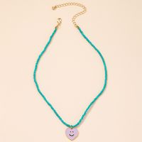 Wholesale Jewelry Soft Ceramic Heart Necklace Nihaojewelry main image 3