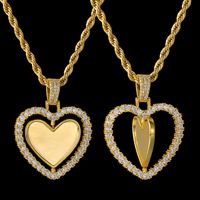 Wholesale Jewelry Rotating Heart Copper Necklace Nihaojewelry main image 1