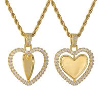 Wholesale Jewelry Rotating Heart Copper Necklace Nihaojewelry main image 3