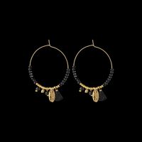 Nihaojewelry Mode Boucles D&#39;oreilles Rondes En Acier Titane Bijoux En Gros sku image 4