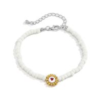 Wholesale Jewelry Ethnic Style Color Beades Flower Pendant Short Necklace Nihaojewelry sku image 19