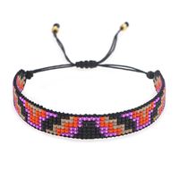 Nihaojewelry Wholesale Jewelry Ethnic Style Contrast Color Miyuki Beads Hand-woven Bracelet sku image 1