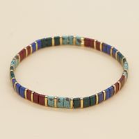 Nihaojewelry Wholesale Jewelry Bohemian Multi-layered Woven Colorful Paint Beaded Bracelet sku image 30