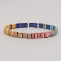 Nihaojewelry Wholesale Jewelry Bohemian Multi-layered Woven Colorful Paint Beaded Bracelet sku image 31