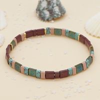 Nihaojewelry Wholesale Jewelry Bohemian Multi-layered Woven Colorful Paint Beaded Bracelet sku image 40