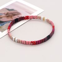 Nihaojewelry Wholesale Jewelry Bohemian Multi-layered Woven Colorful Paint Beaded Bracelet sku image 33