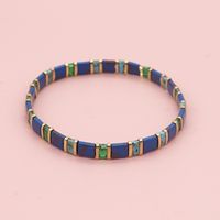 Nihaojewelry Wholesale Jewelry Bohemian Multi-layered Woven Colorful Paint Beaded Bracelet sku image 3